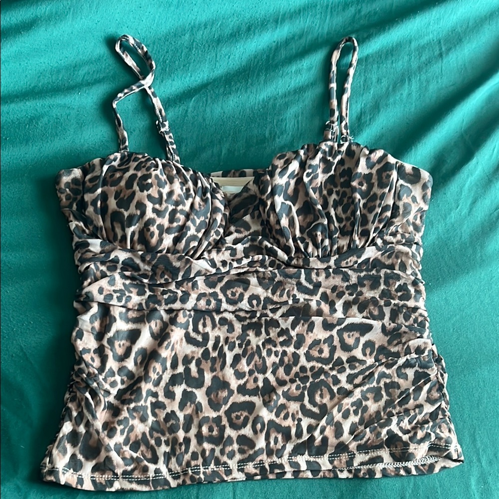 Leopard Print Women's Top